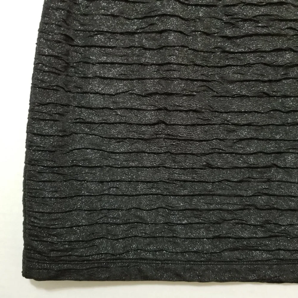Nollie skirt Medium glittery metallic weave textured elastic pull on waist lined - Picture 11 of 13